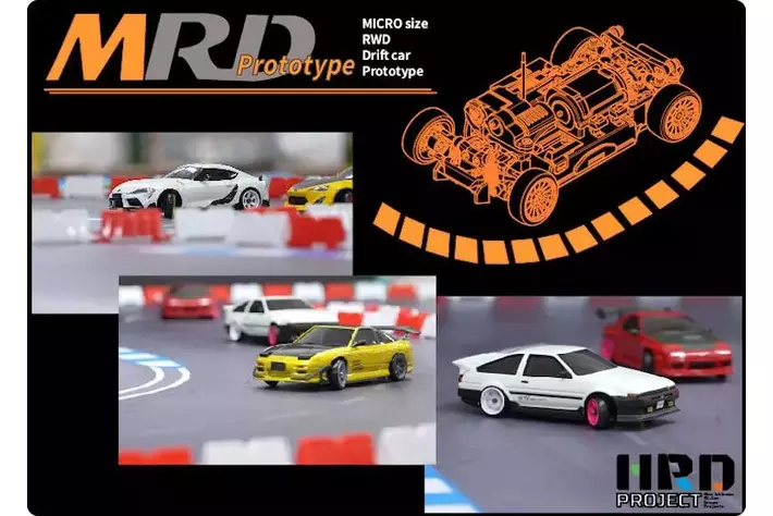 HRDプロジェクト】京商 MINI-Z AWDのコンバージョンモデルとなる2WD