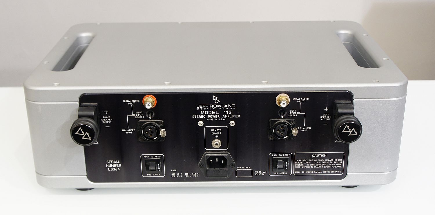 Jeff Rowland Concerto - Model 112 - Audio Construction | Hi-Fi