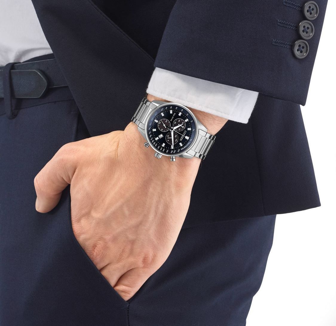 Relógio Citizen Masculino Eco-Drive TZ20742F AT2390-82L - Relógios