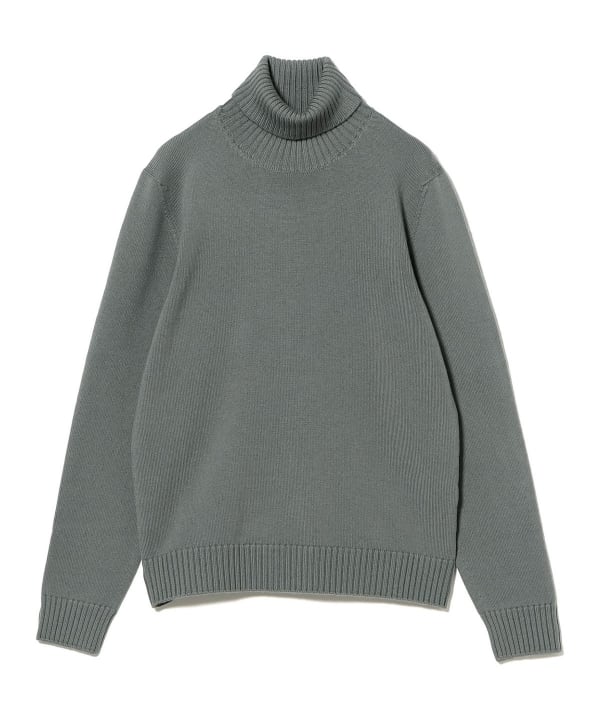 BEAMS F（ビームスF）DRUMOHR / 8ゲージ タートルネックニット