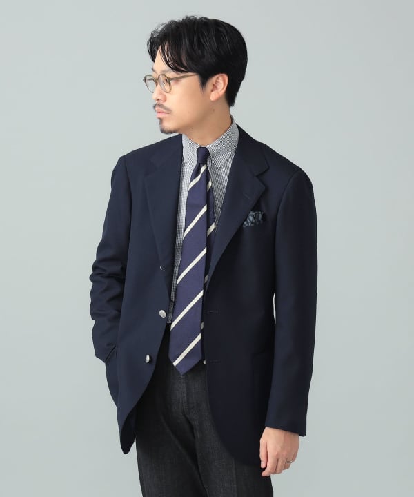 BEAMS F（ビームスF）HANDMADE Alfred Brown ウール ブレザー