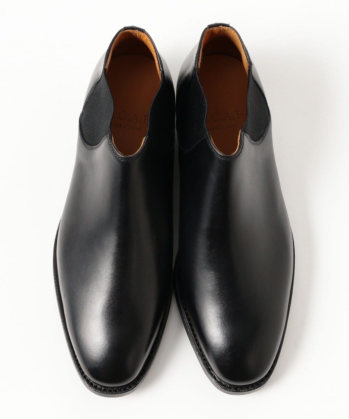 BEAMS F（ビームスF）R.C.A.F / カーフ ショートサイドゴア ブーツ