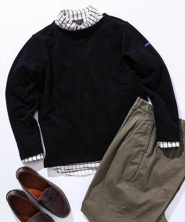 BEAMS PLUS（ビームス プラス）【別注】LOOPWHEELER / Sweat Boat Neck