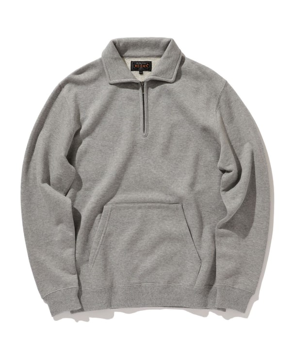 BEAMS PLUS（ビームス プラス）Sweat Half Zip（トップス スウェット