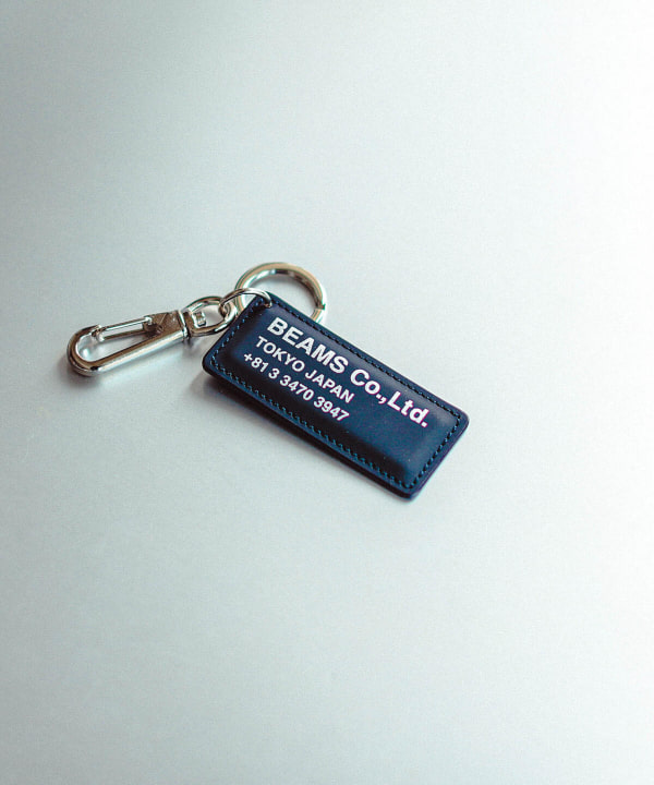 bPr BEAMS（bPrビームス）レザー リフレクター TAG キーホルダー（財布