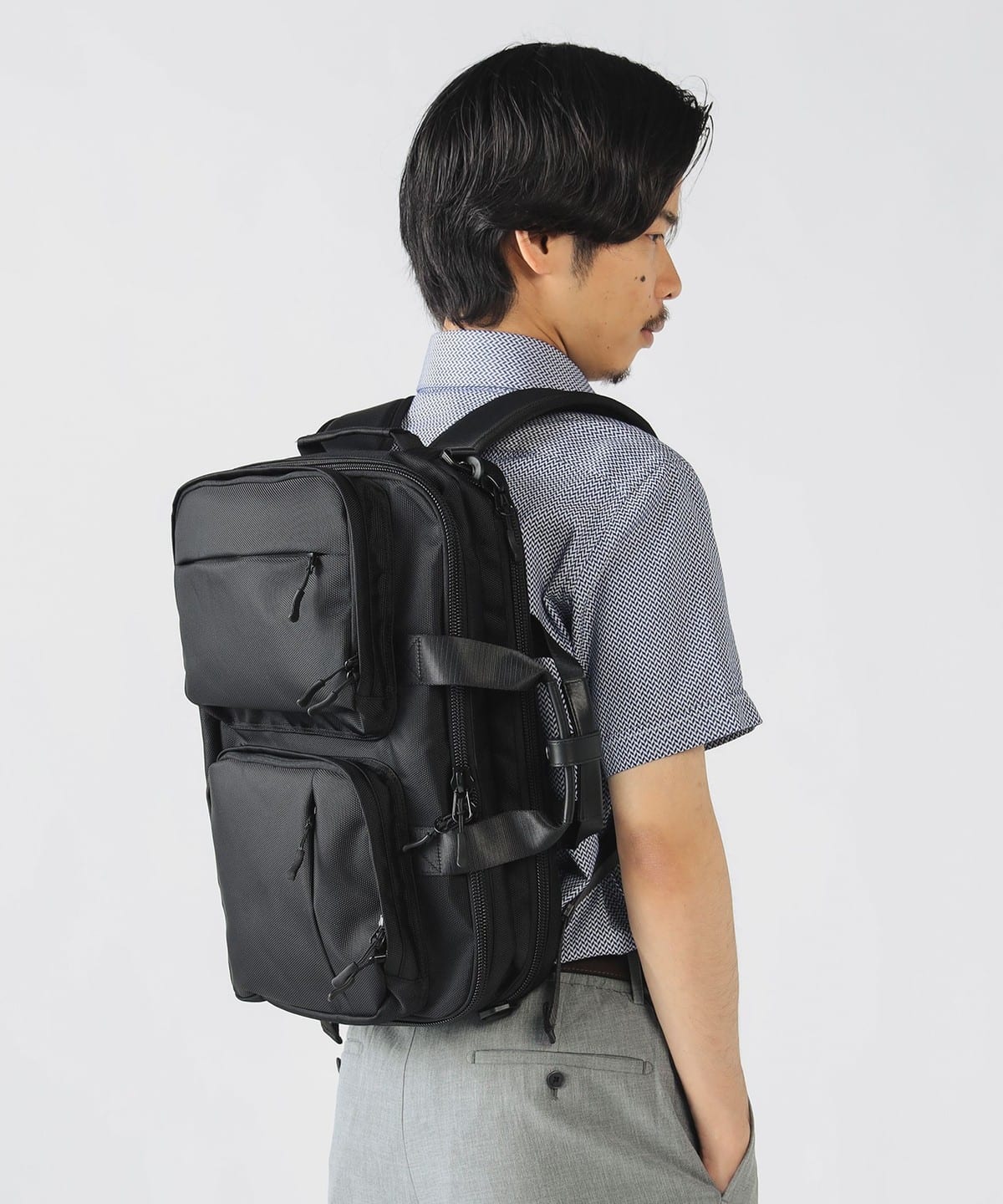 BEAMS HEART（ビームス ハート）ビジネストリップ 3WAY ブリーフバッグ