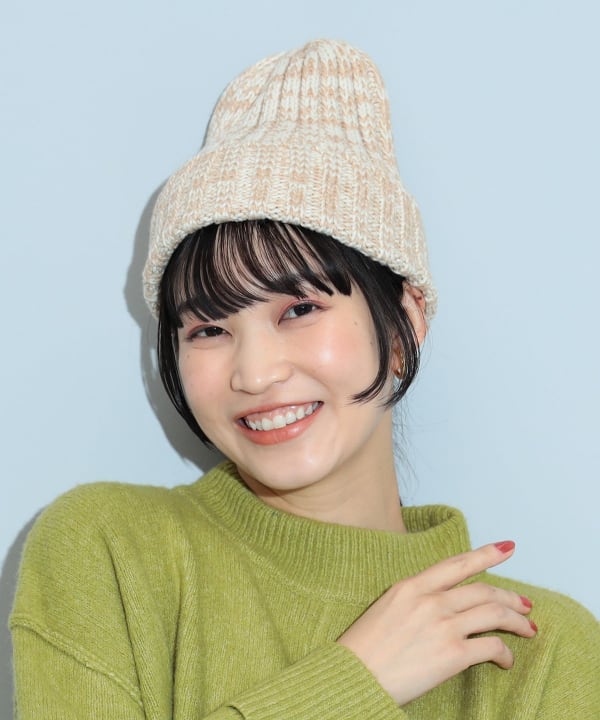 BEAMS HEART（ビームス ハート）ミックス ニット ワッチキャップ（帽子