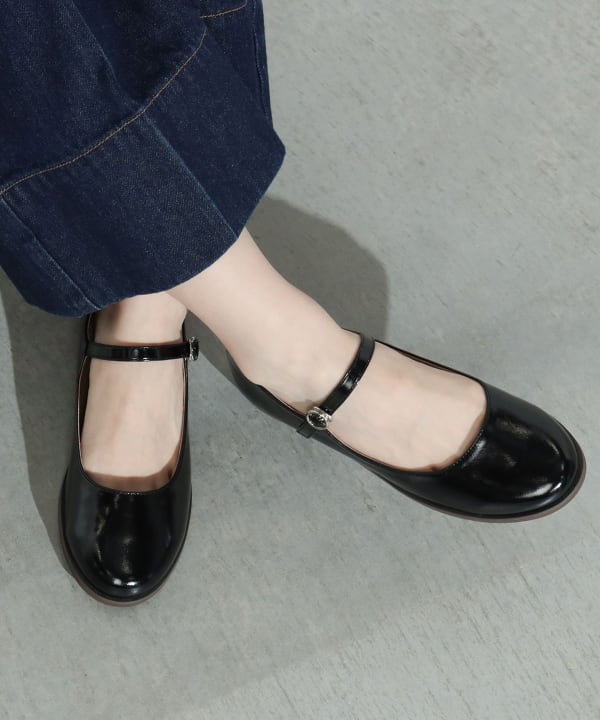 BEAMS HEART（ビームス ハート）ラウンドトゥ メリージェーン パンプス