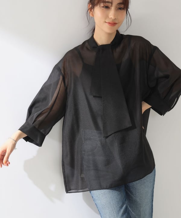 Demi-Luxe BEAMS（デミルクス ビームス）オーガンジー リボンタイ