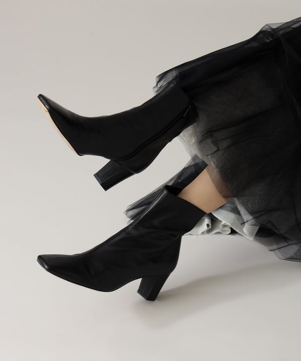 Demi-Luxe BEAMS（デミルクス ビームス）スクエアトウ ブーツ