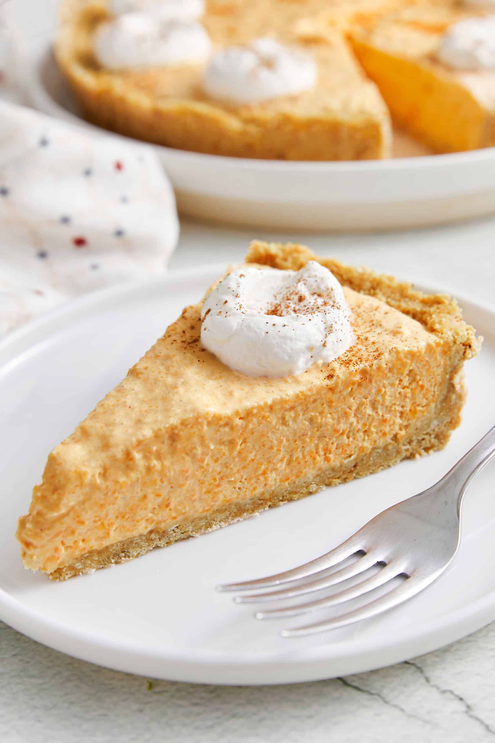 No-Bake Pumpkin Pie | Baked Bree