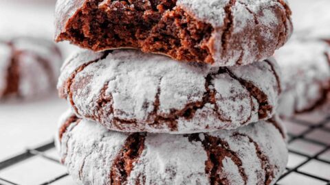 Chocolate Crinkle Cookies | Baked Bree