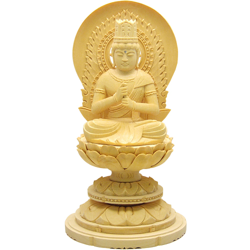 大日如来（真言宗）白木製 | 仏壇・仏具 滝田商店