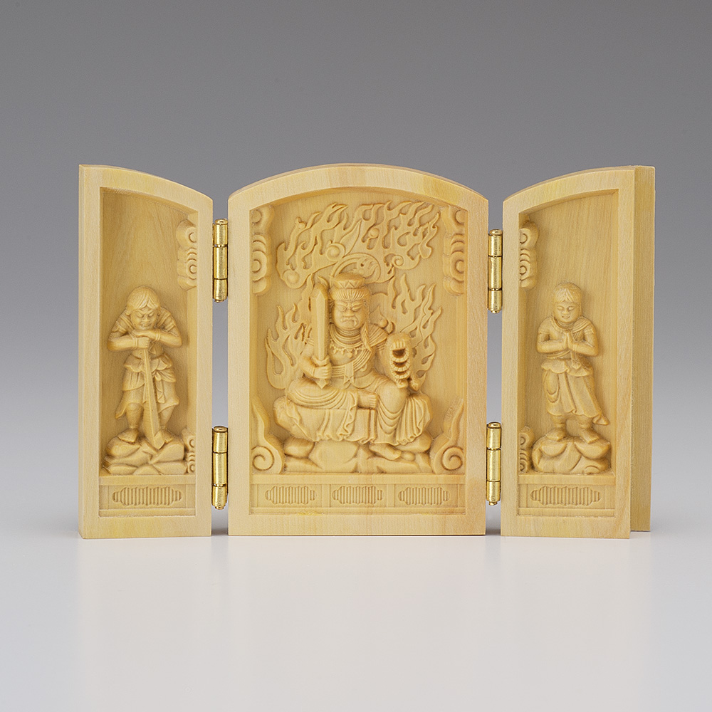 厄除け三開仏 不動三尊（不動明王・矜羯羅童子 制多迦童子） | 仏壇