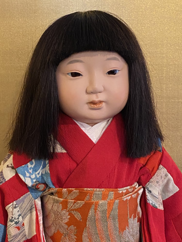 市松人形　徳山　１５号　５２ｃｍ位 アンティーク 市松人形 徳山 40cm - メルカリ