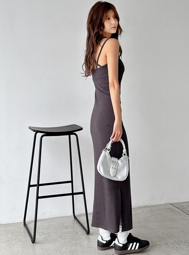 カップ付きバッククロステレコリブキャミソール[rut936] | レディース