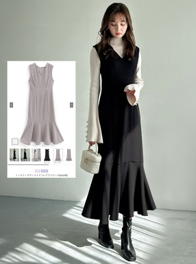 Vネック ワンピース | レディースファッション通販のグレイル(GRL)【公式】