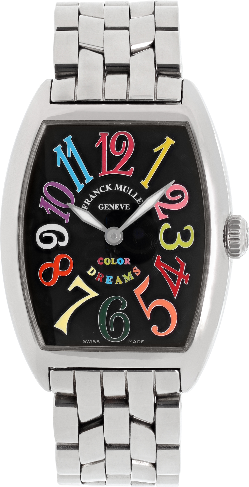 Pre-owned Franck Muller Color Dreams 7502 qz Stainless Steel