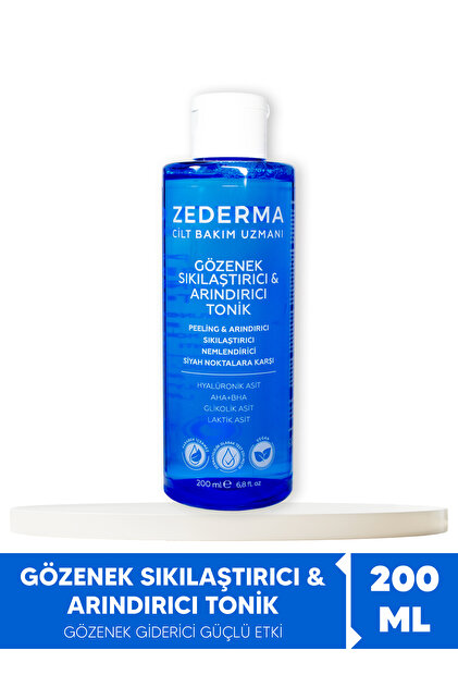 ZEDERMA Gözenek Sıkılaştırıcı Ve Arındırıcı Tonik &peeling