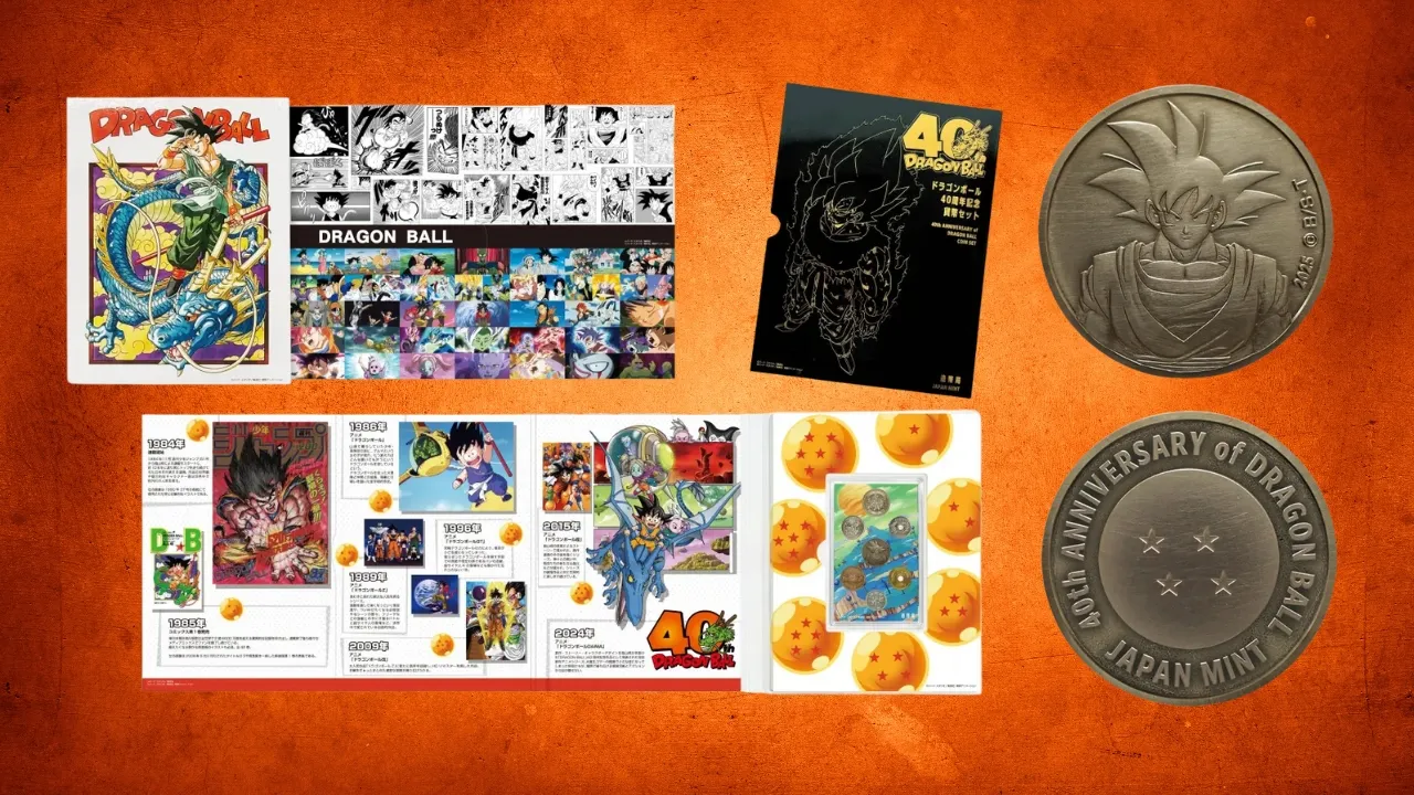Official Dragon Ball 40th Anniversary commemorative coin sets