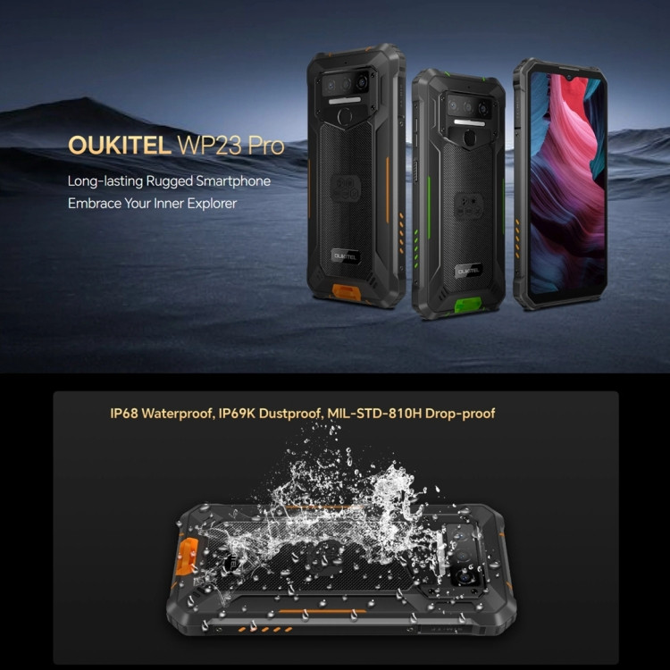 Etoren.com | (Unlocked) Oukitel WP23 Pro Rugged Phone Dual Sim