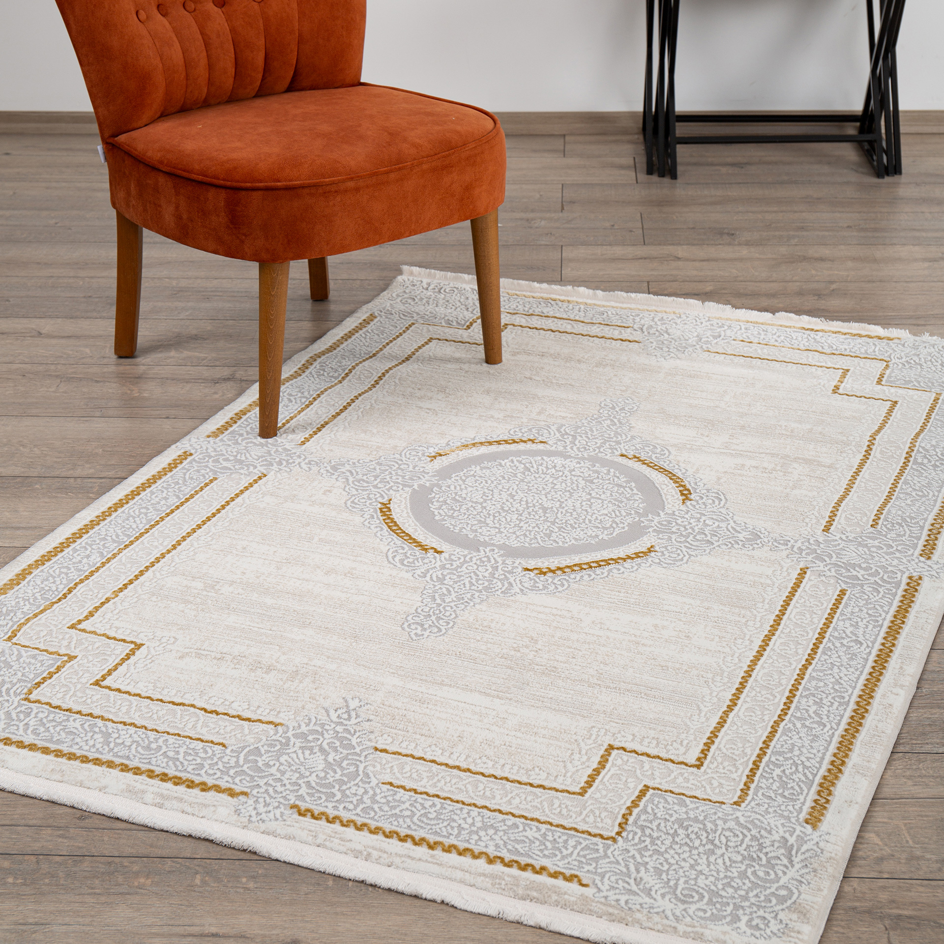 Koza Larsa 45941D 125x180 cm Gold Halı Modelleri | Evkur