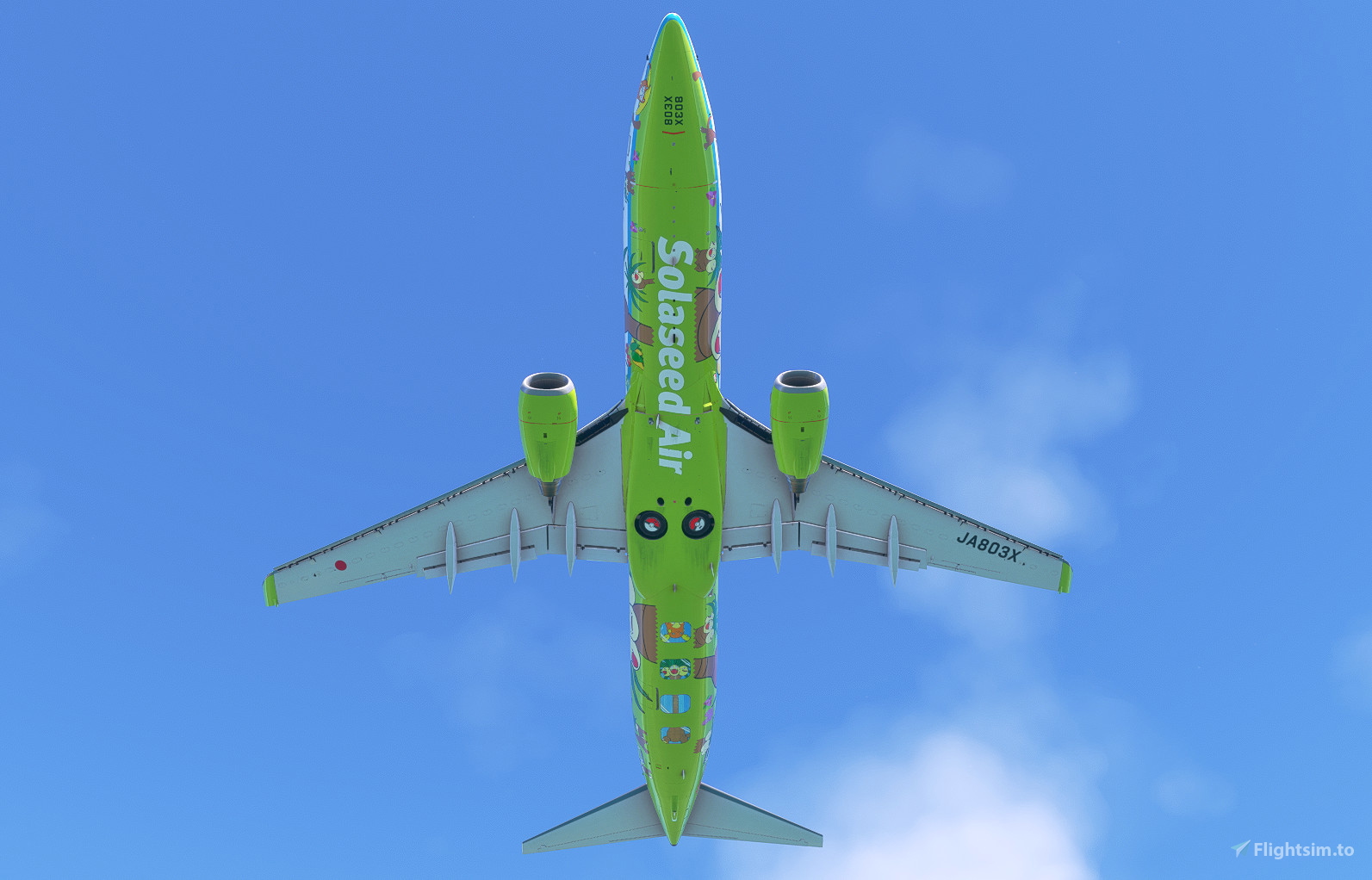 Solaseed Air (Nassi Jet) JA803X - PMDG 737-800 for Microsoft