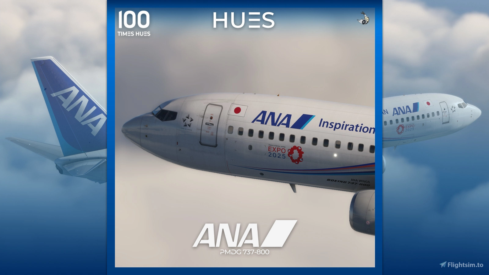 ANA JA58AN 'EXPO2025 ANA Jet' | PMDG 737-800 | 8K for Microsoft