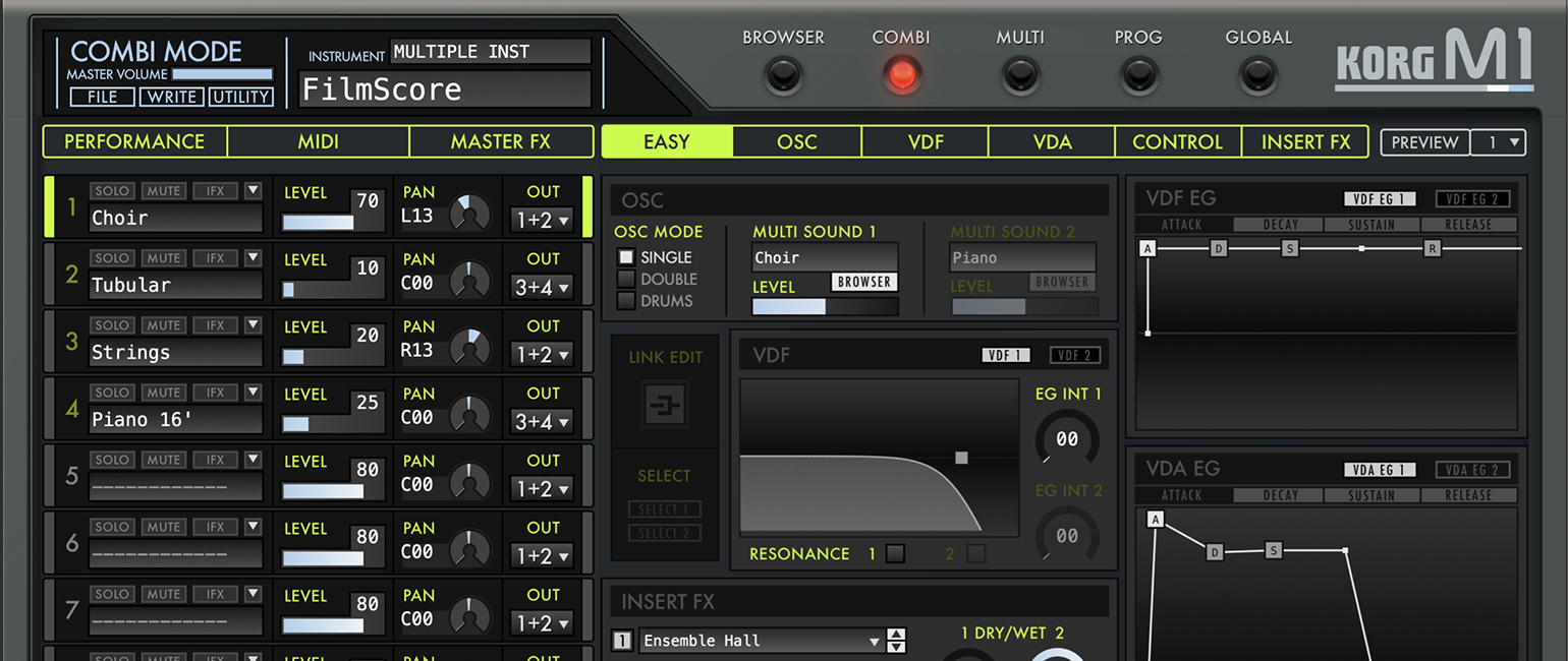 M1 V2 for Mac/Win - MUSIC WORKSTATION | KORG (Japan)