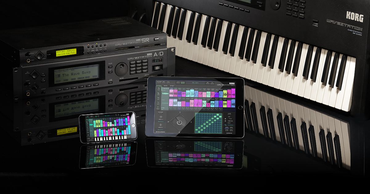 KORG iWAVESTATION - WAVE SEQUENCE SYNTHESIZER | KORG (Japan)