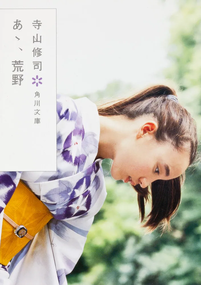 あゝ、荒野」寺山修司 [角川文庫] - KADOKAWA