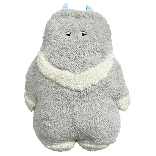 グロリア jou jou lier FURRY ブランケット inぬいぐるみ グレー