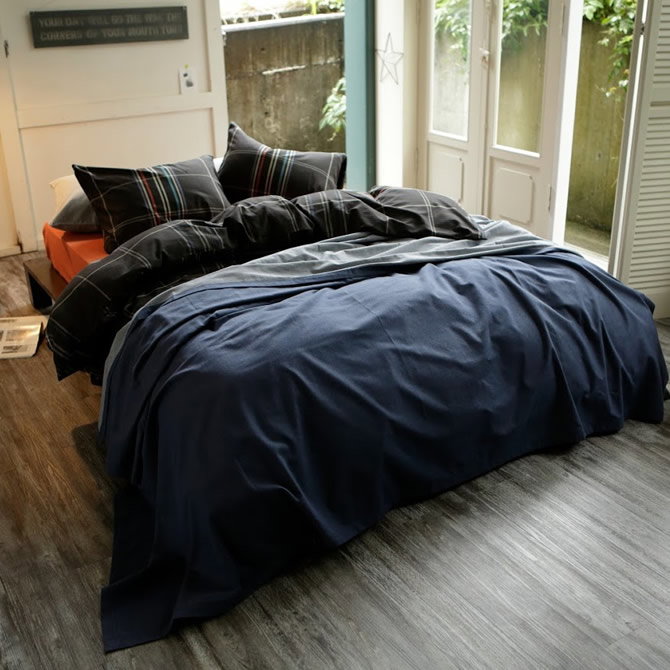 マルチカバー L ベッドスプレッド ライトデニム Fab the Home | ベッド