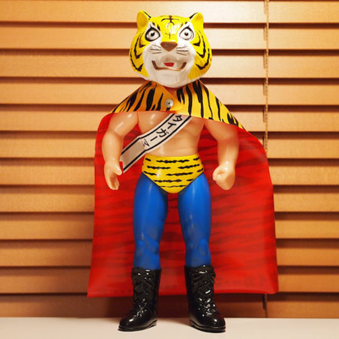 当時物中嶋製作所タイガーマスク「グレートゼブラ」ソフビスタンダード