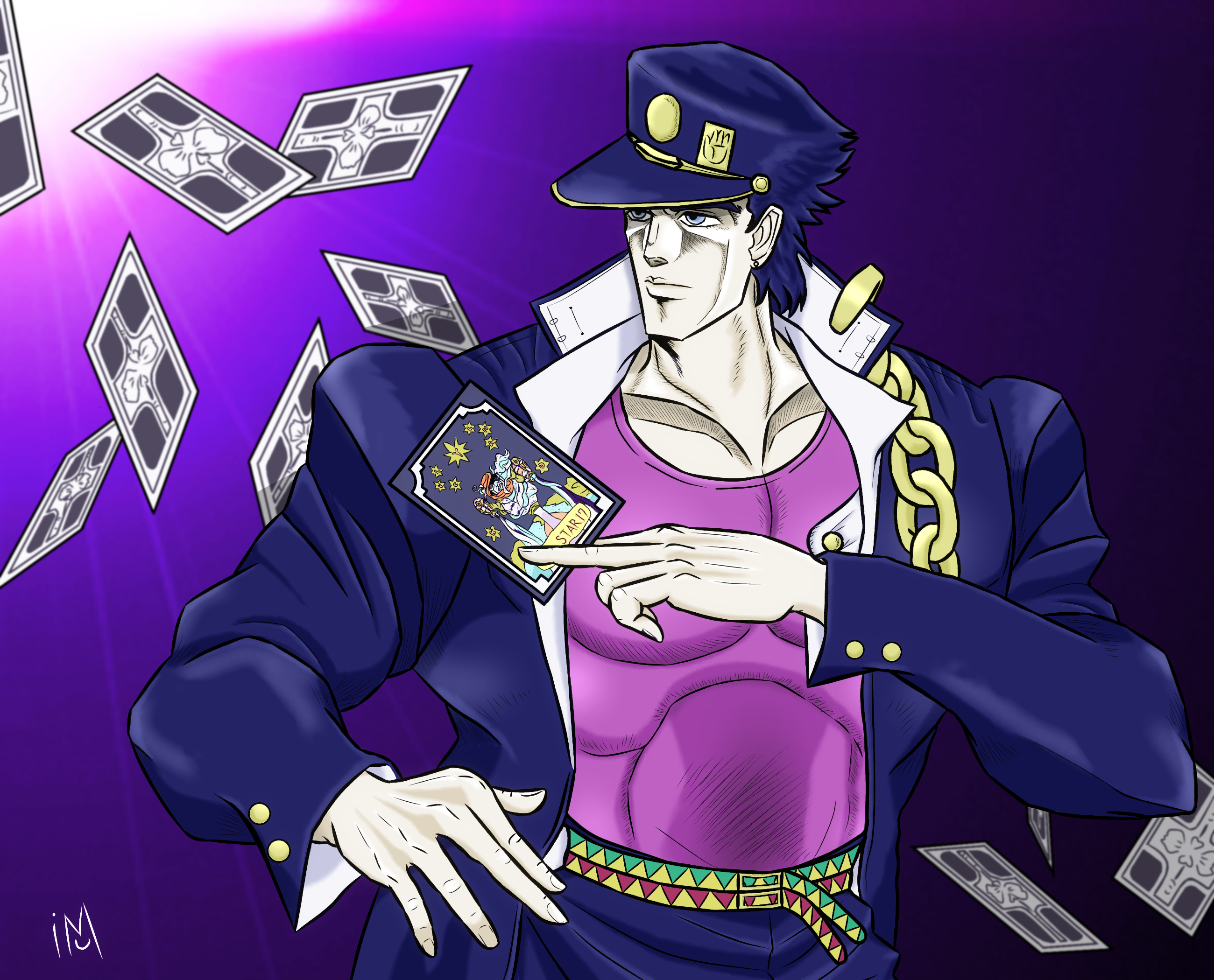 原作版 ジョジョの奇妙な冒険 第3部 空条承太郎4 - ibisPaint