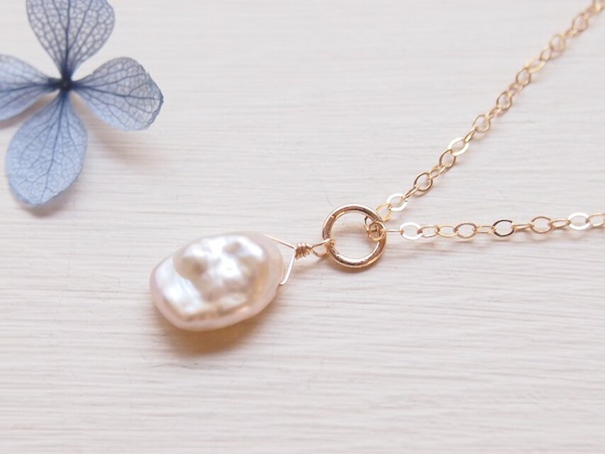 一点物】バロックパールのシンプルチャーム（14kgf） | iichi 日々の