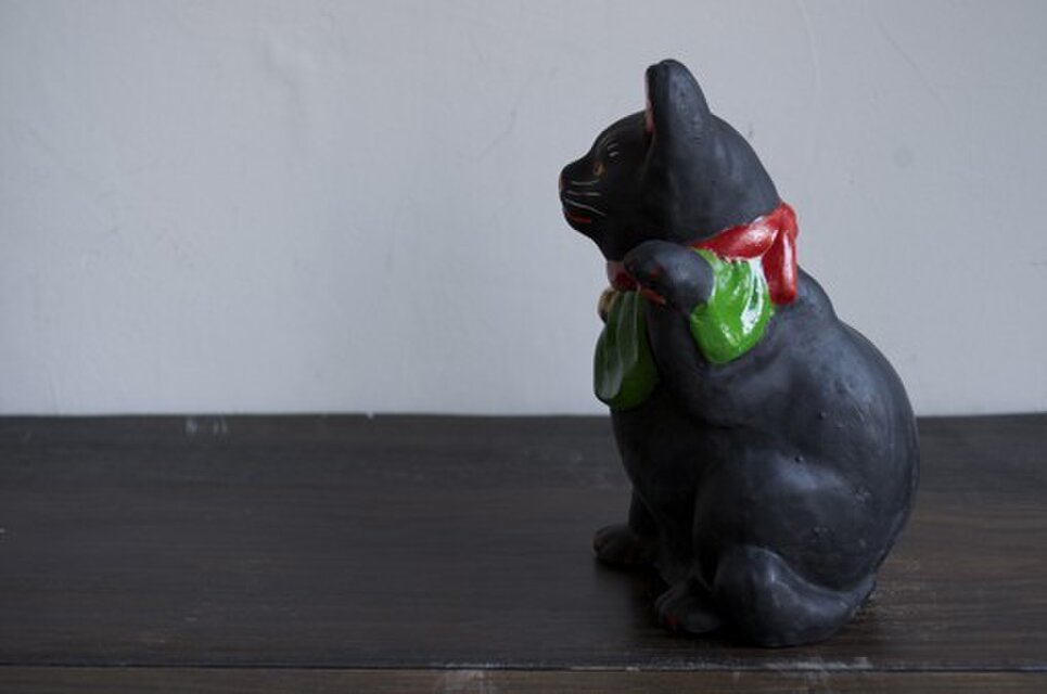 再入荷_[招猫] 長浜人形 黒猫 | iichi 日々の暮らしを心地よくする