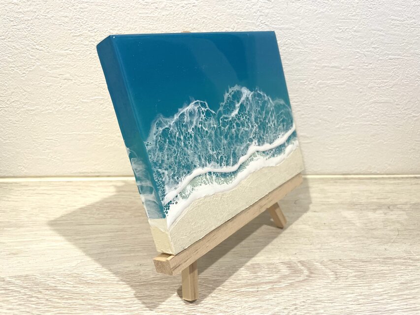 オーシャンアート 波レジンアート 海【長方形R-07】 | iichi 日々の