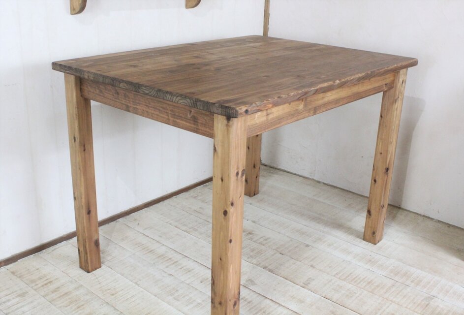 アンティーク風 ダイニングテーブル カフェテーブル 90 | iichi 日々の