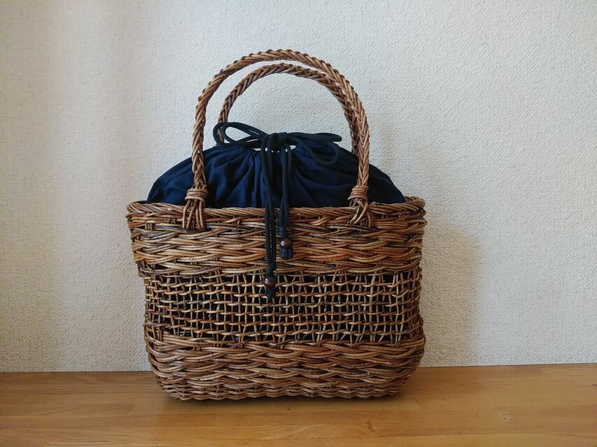 ♪ 北海道十勝バスケット あけびかご3（展示） | iichi 日々の暮らしを