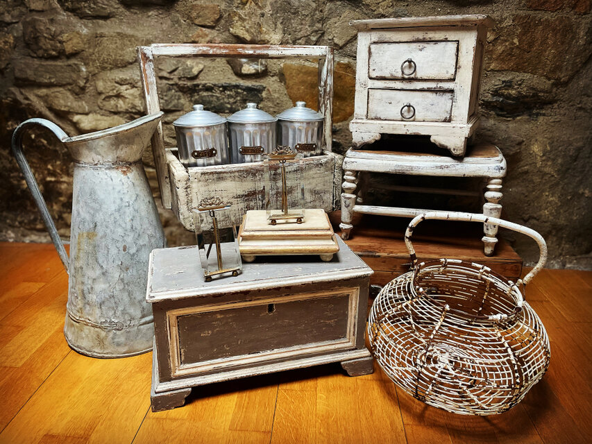 フランスアンティーク キャニスター(コーヒー/チコリ/シュガー