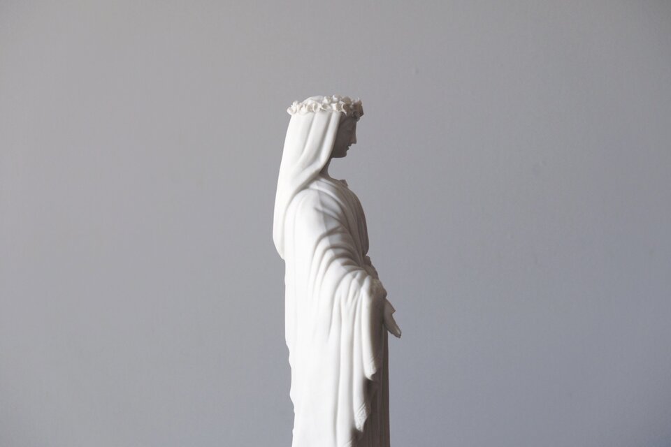 聖母 マリア像 ビスク製 フランス アンティーク 0501711 | iichi 日々