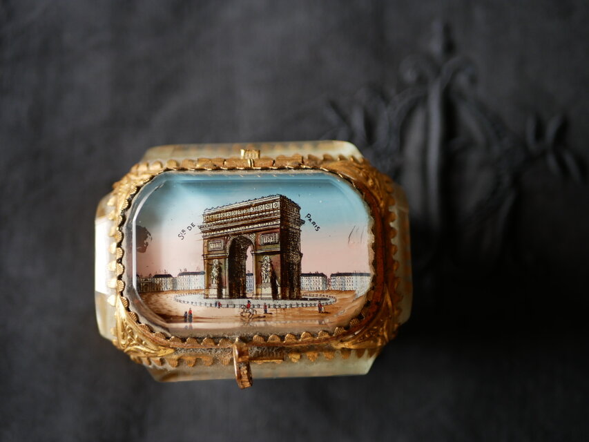 凱旋門 フランスアンティーク ジュエリーケース ジュエリーボックス