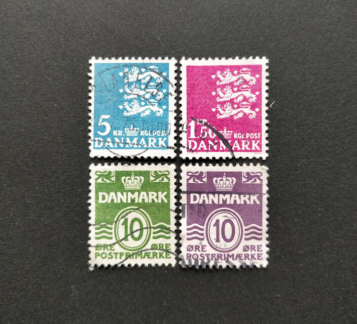 デンマーク古切手（国章）12枚【Denmark】DA-STE143 | iichi 日々の