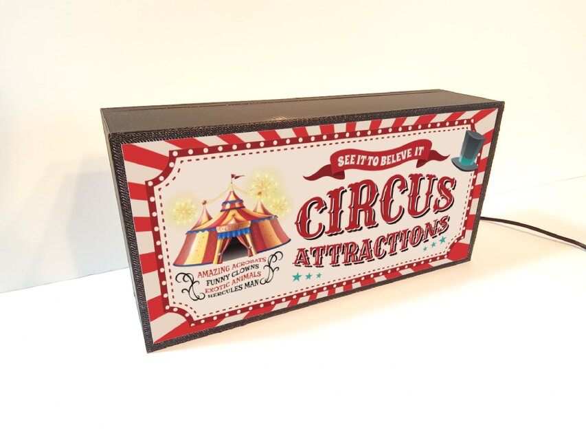 Sサイズ】サーカス 遊園地 アトラクション ピエロ アメリカンレトロ