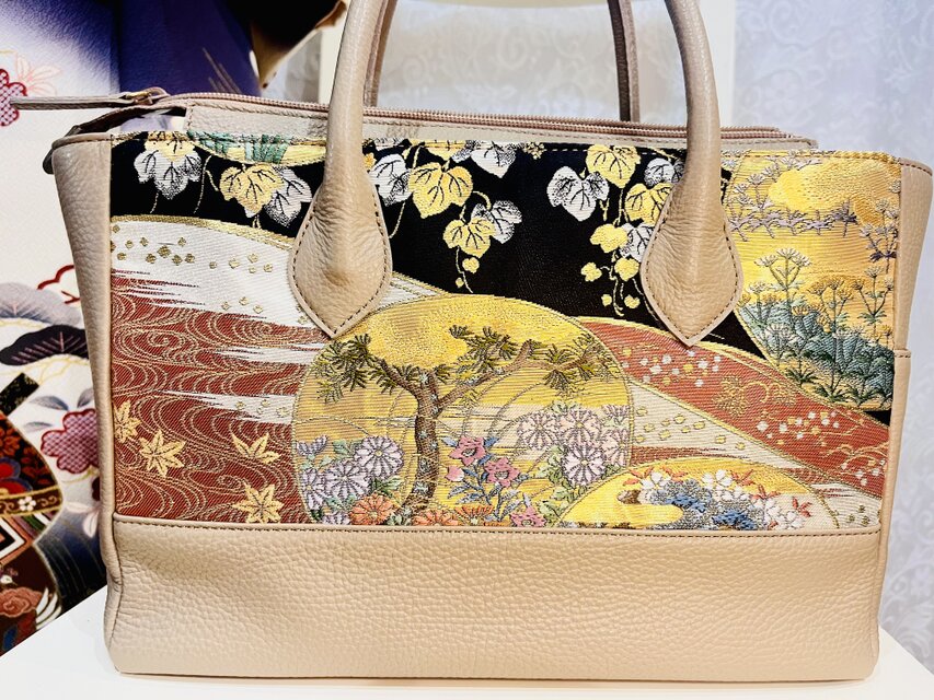 kimonobag 花鳥風月 023 着物バッグ 利休バッグ 着物リメイク | iichi