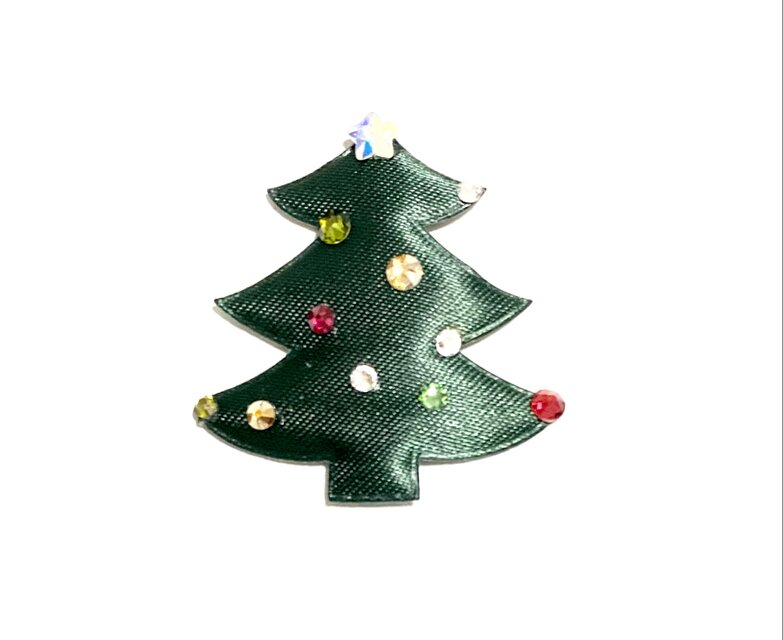 クリスマスツリー ＆ オーストリア製 スワロフスキー グリーン