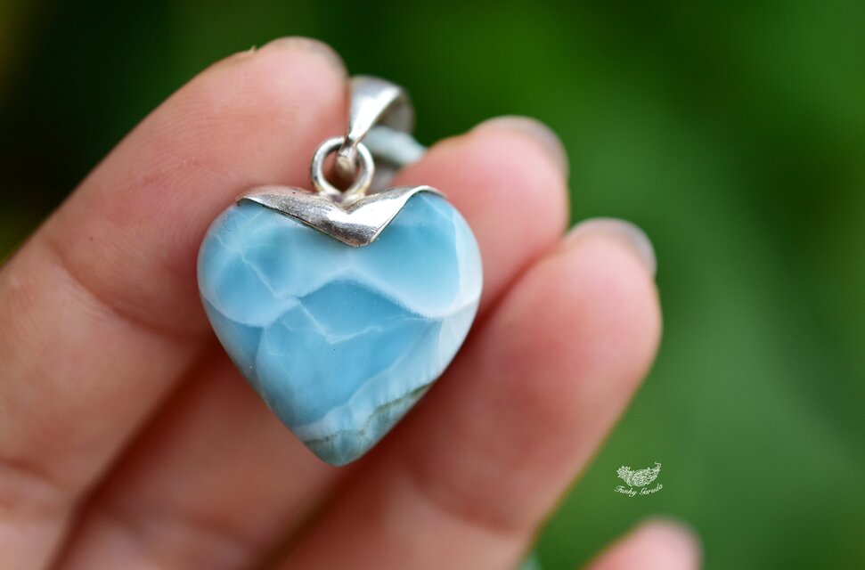 一松模様☆高品質☆ラリマー シルバーネックレス833 | iichi 日々の