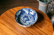 古伊万里 染付 山水雲龍文 なます皿 江戸後期 E006 | iichi 日々の