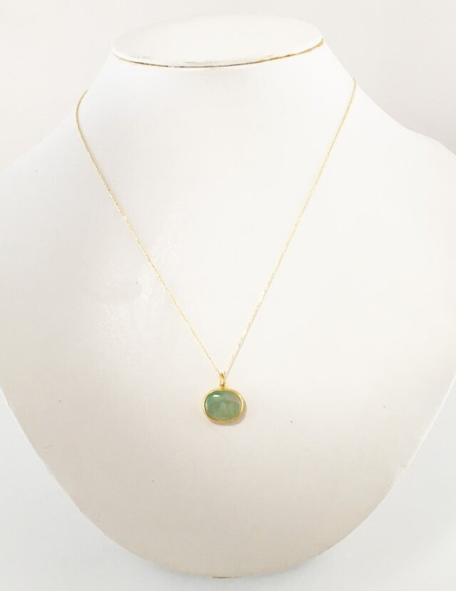 K24 純金 ミャンマー産天然翡翠◇ペンダントトップ | iichi 日々の